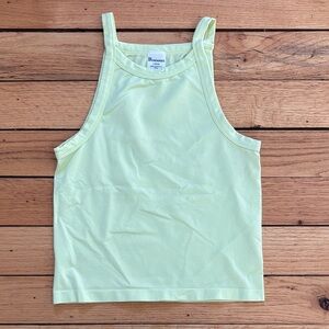 No Boundaries Light Yellow Tank Top
